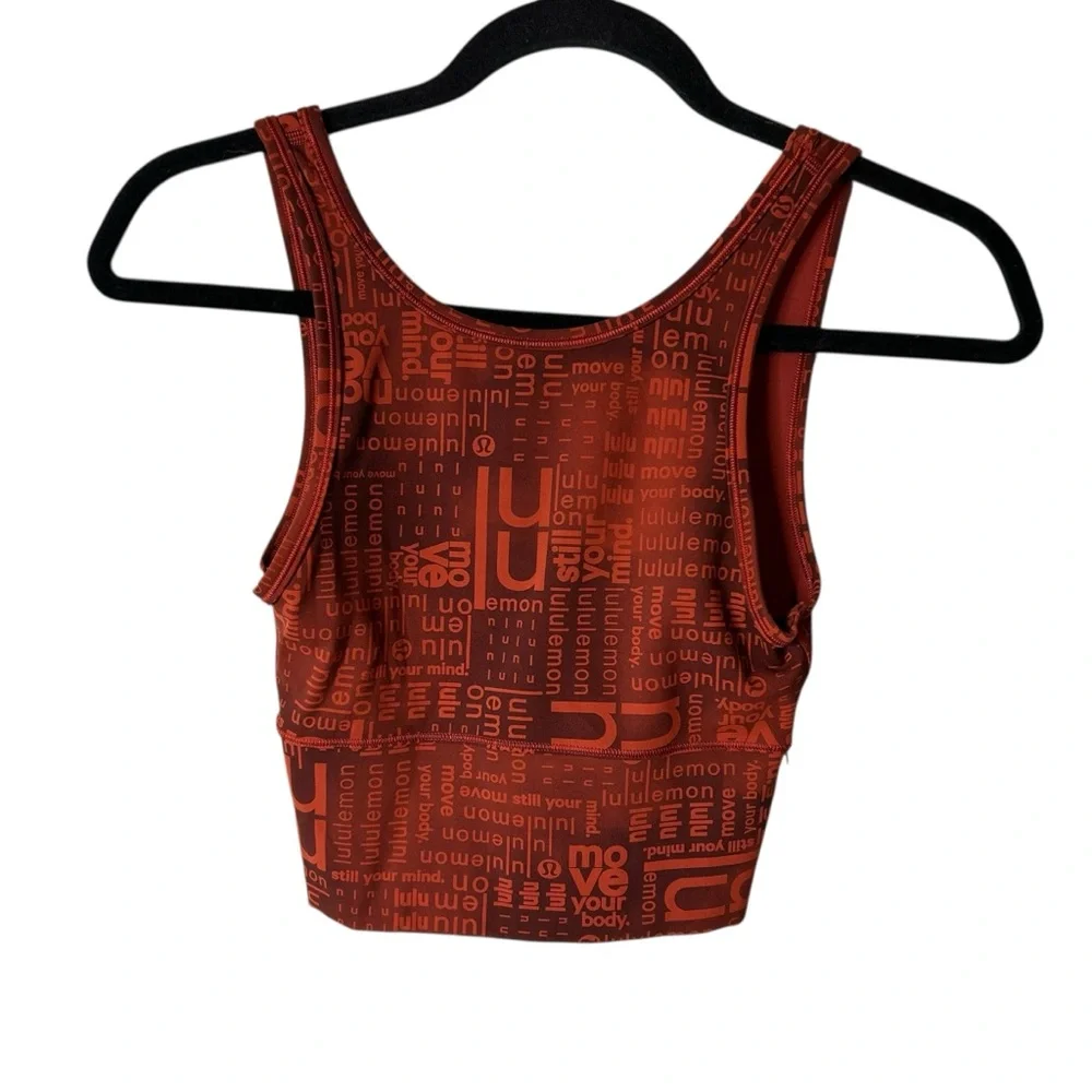Lululemon Power Pivot Everlux Tank Red Ombre Print XXS